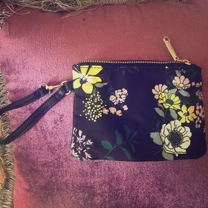 Steve Madden floral wristlet purse